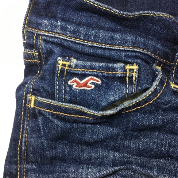 Hollister Women's Size 3 W26 Blue Jean Short - Picture 3 of 7